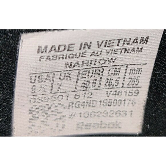 REEBOK ALICIA KEYS BLACK PRINCESS Studded SHOES WOMAN'S Sz. 9.5 Narrow Sneakers - Picture 7 of 8